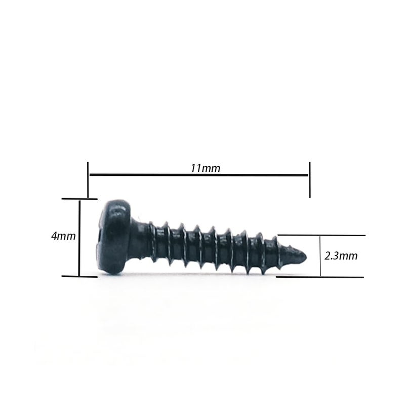 harpfeas Tuning Peg Tuning Key Screws Machine Heads Guitar Tuner Mounting Screws for Electric/Acoustic Guitar Bass 11 x 2 mm (Mixed Color 150 Pack) - Image 5